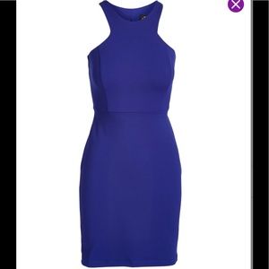 Blue Bodycon Dress NWT